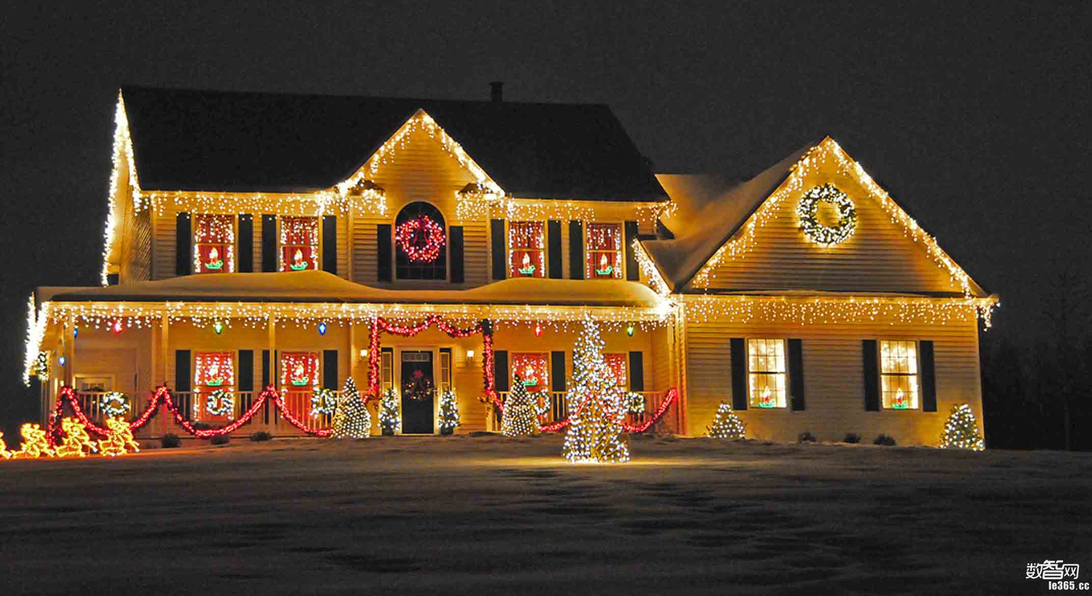 2016圣诞来临:10个布置别墅节日智能灯光的场景应用